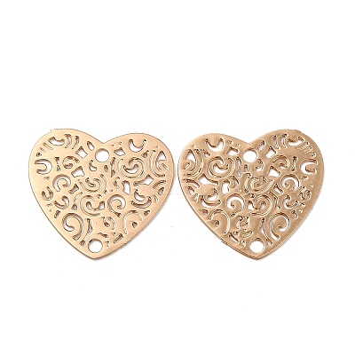 Rack Plating Brass Connector Charms KK-Q792-19LG-1