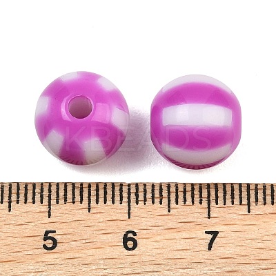 Opaque Acrylic Beads OACR-D314-07H-1