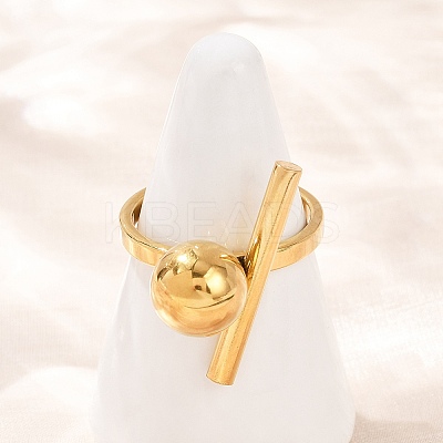304 Stainless Steel Finger Rings for Women RJEW-Z107-02G-1