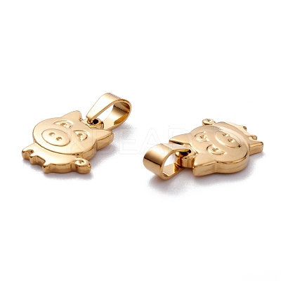 304 Stainless Steel Pendants STAS-J036-154G-1