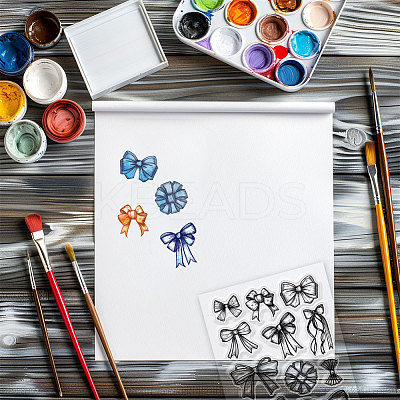 Custom Summer Theme PVC Plastic Clear Stamps DIY-WH0631-0216-1