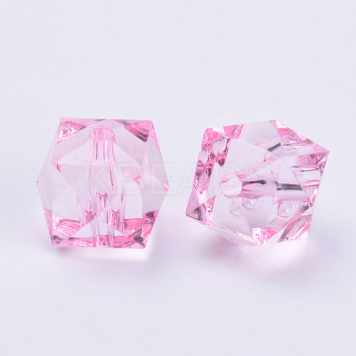 Transparent Acrylic Beads X-TACR-Q259-8mm-V03-1