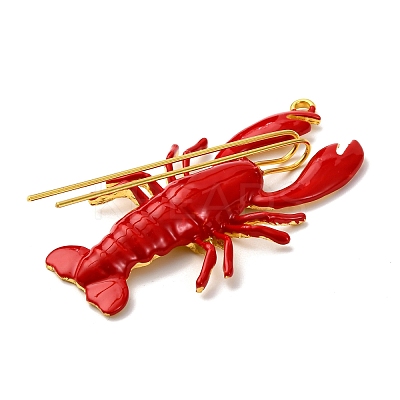 Alloy Enamel Pendants X-FIND-I053-01G-02-1