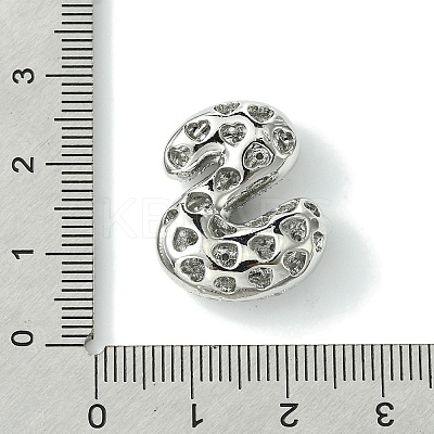 Rack Plating Brass Cubic Zirconia Pendants KK-S378-02P-S-1