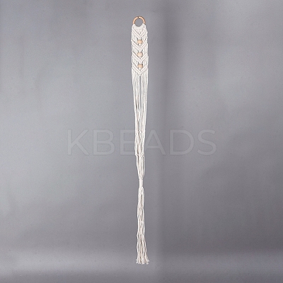 Handmade Cotton Rope Hanging Planters Sets AJEW-WH0112-05-1