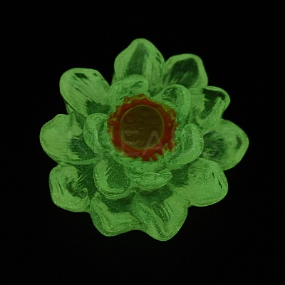 Luminous Transparent Resin Decoden Cabochons CRES-F032-B03-1