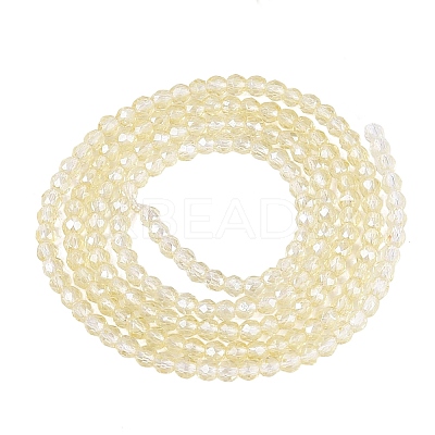 Transparent Glass Beads Strands EGLA-N028-01A-A09-1