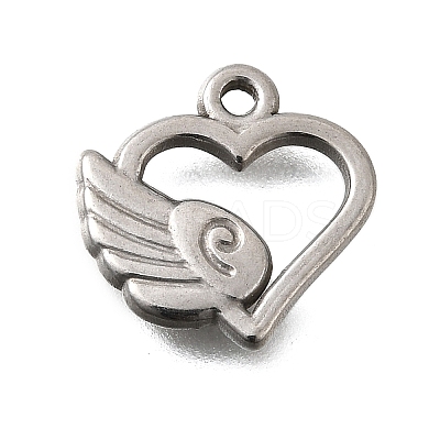 304 Stainless Steel Charms STAS-Q362-06A-P-1