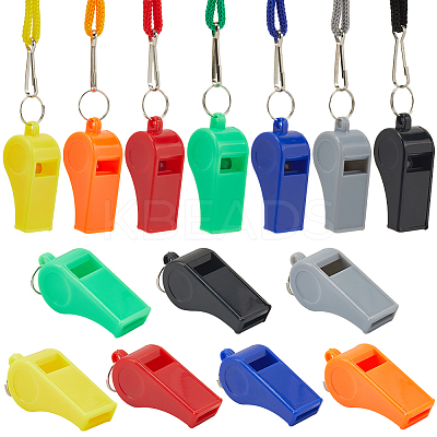 ABS Plastic Sports Outdoor Whistles NJEW-CN0001-09A-1