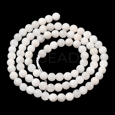 Nature Rainbow Moonstone Round Bead Strands G-M263-A-02AB-1