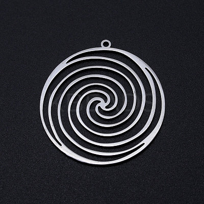 Non-Tarnish 201 Stainless Steel Filigree Charms STAS-T049-T694-1-1