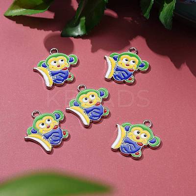 Alloy Enamel Pendants EA5857Y-5-1