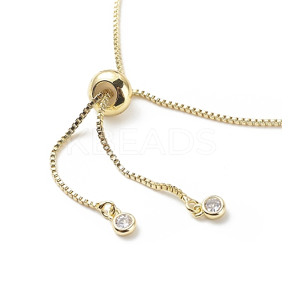 Glass Seed Braided Hamsa Hand with Evil Eye Link Slider Bracelet BJEW-MZ00004-1