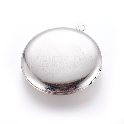 Tarnish Resistant 316 Stainless Steel Locket Pendants X-STAS-P237-06P-1