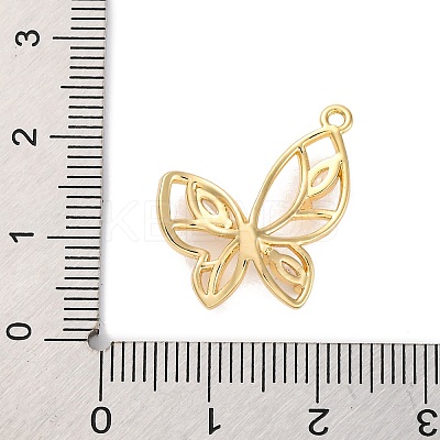 Brass Micro Pave Cubic Zirconia Pendants KK-U042-11G-04-1