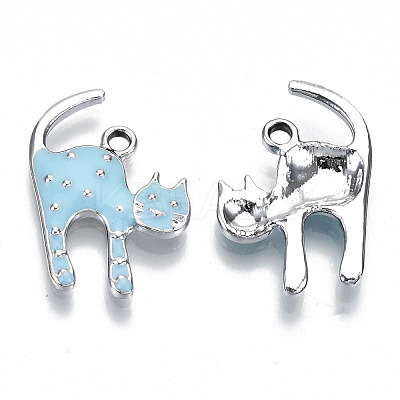 Eco-Friendly Zinc Alloy Pendants FIND-N048-45C-NR-1