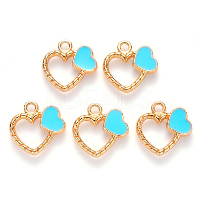 Alloy Enamel Pendants ENAM-S121-045-1
