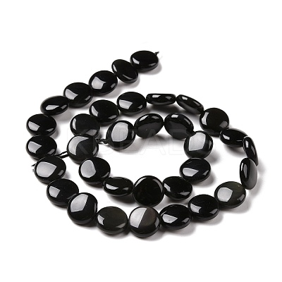 Natural Obsidian Beads Strands G-C238-21B-1