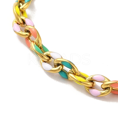 304 Stainless Steel Necklaces LS-NJEW-B077-04G-1