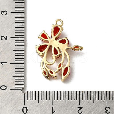Siam K9 Glass Pendants KK-F865-07G-1