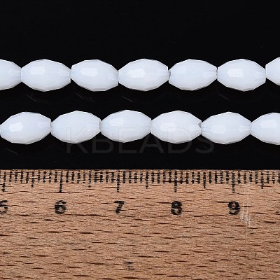 Opaque Solid Color Glass Beads Strands LS-GLAA-N071-01A-C01-1