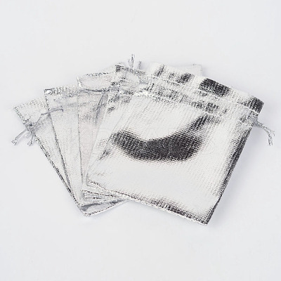 Rectangle Organza Bags X-OP-R018-12x10cm-01-1