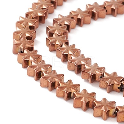 Electroplate Synthetic Non-magnetic Hematite Beads G-I317-03G-1