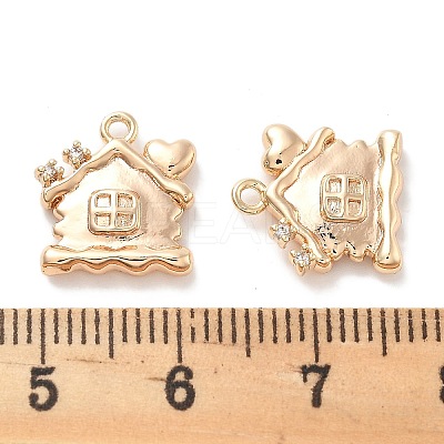 Micro Pave Cubic Zirconia Pendants KK-M102-10G-1