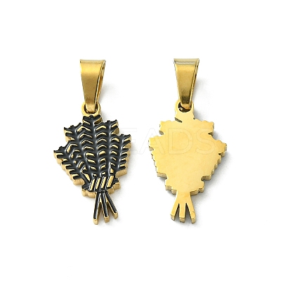 Ion Plating(IP) 304 Stainless Steel Manual Polishing Pendants STAS-C075-25G-1