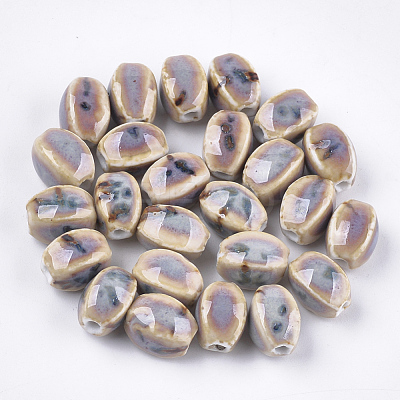 Handmade Porcelain Beads PORC-S498-07F-1