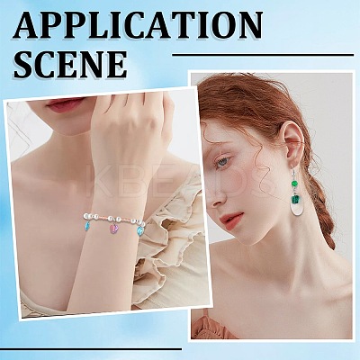 84pcs 14 style Faceted Transparent Glass Charms GLAA-SC0002-05-1