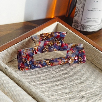 Cellulose Acetate(Resin) Claw Hair Clips PW-WGE4026-05-1
