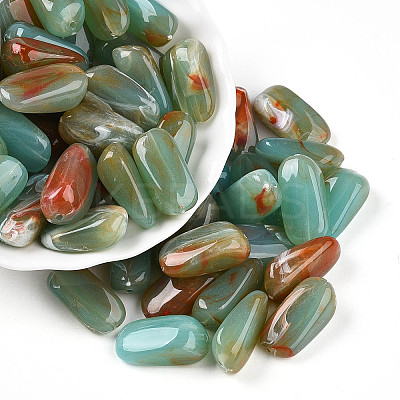 Transparent Acrylic Beads TACR-T028-36A-1