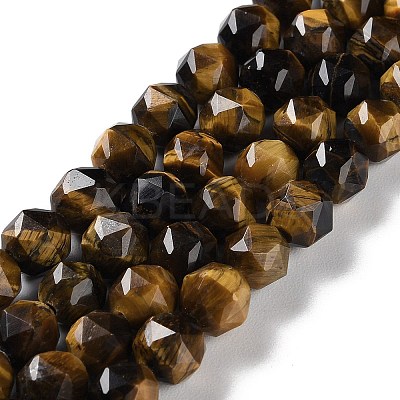 Natural Tiger Eye Beads Strands G-NH0021-A06-01-1