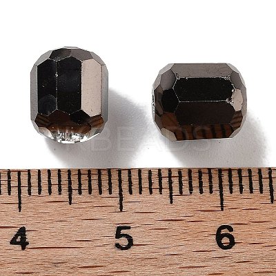 Electroplate Column Glass Beads EGLA-A043-02-HP01-1