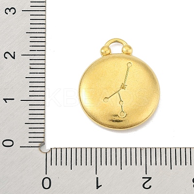 Real 18K Gold Plated Tone 304 Stainless Steel Pendants STAS-K291-01G-08-1