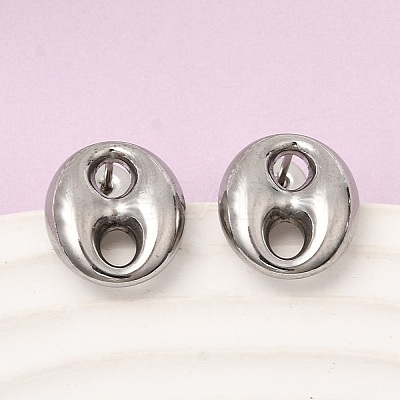 6 Pairs 304 Stainless Steel Stud Earrings EJEW-P340-02P-1