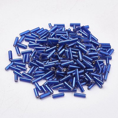 Glass Bugle Beads SEED-E001-9mm-28-1