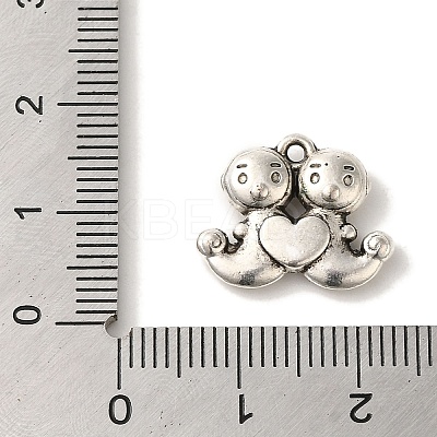 Tibetan Style Alloy Pendants TIBEP-L021-05AS-1