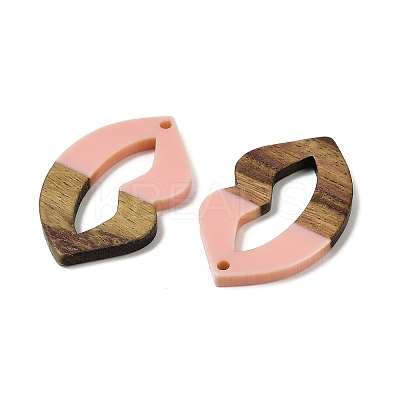 Resin and Walnut Pendants WOOD-I013-04A-1