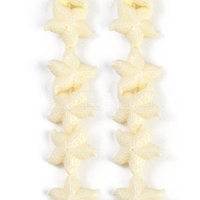 Synthetic Coral Dyed Carved Beads Strands CORA-K009-06B-02-1