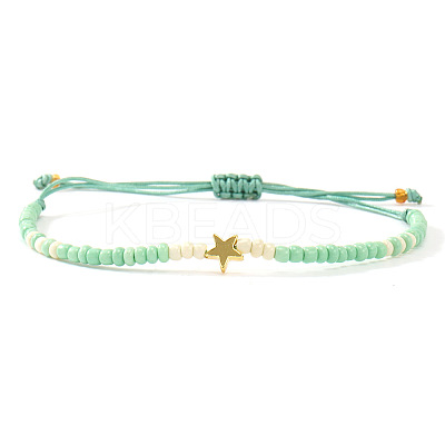 Glass Seed Beads Adjustable Bracelets LS-KO8624-13-1