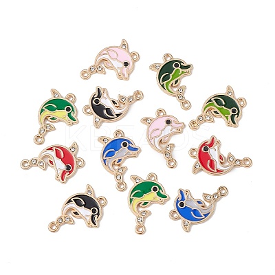 Alloy Enamel Connector Charms ENAM-I054-02-1