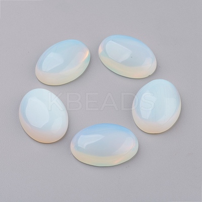 Opalite Flat Back Cabochons G-G741-22x30mm-22-1