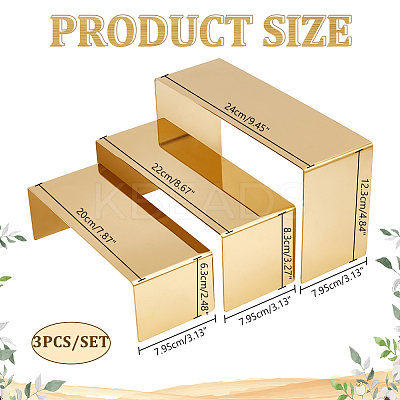 201 Stainless Steel Display Riser Stand Sets ODIS-WH0004-17G-1