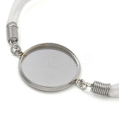 Faux Suede Double Cord Bracelet Making STAS-M084-10P-04-1