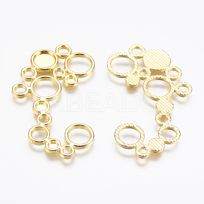 Alloy Cabochon Connector Settings EA10977Y-NFG-1