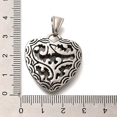 304 Stainless Steel Pendants STAS-Z110-46AS-1