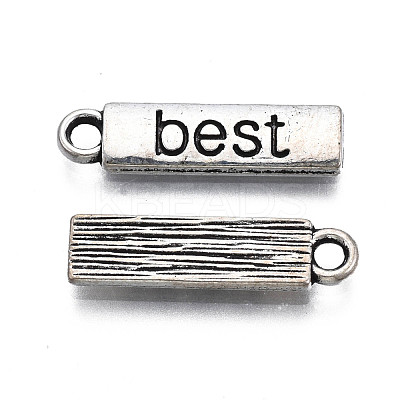 Tibetan Style Alloy Pendants TIBEP-N008-145-1