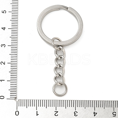 304 Stainless Steel Split Key Rings LS-KEYC-M035-02P-1